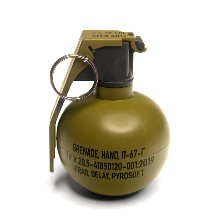 Airsoft hand grenade P-67G NATO OD-A-P-67G asgbox.pl Airsoft hand grenade P-67G NATO