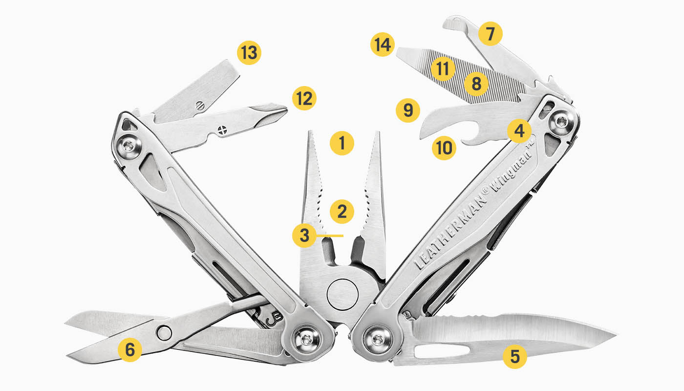 Leatherman multitool WINGMAN(R) - Silver OD-A-LEATHERMAN001 asgbox.pl Leatherman multitool WINGMAN(R) - Silver - obrazek 2