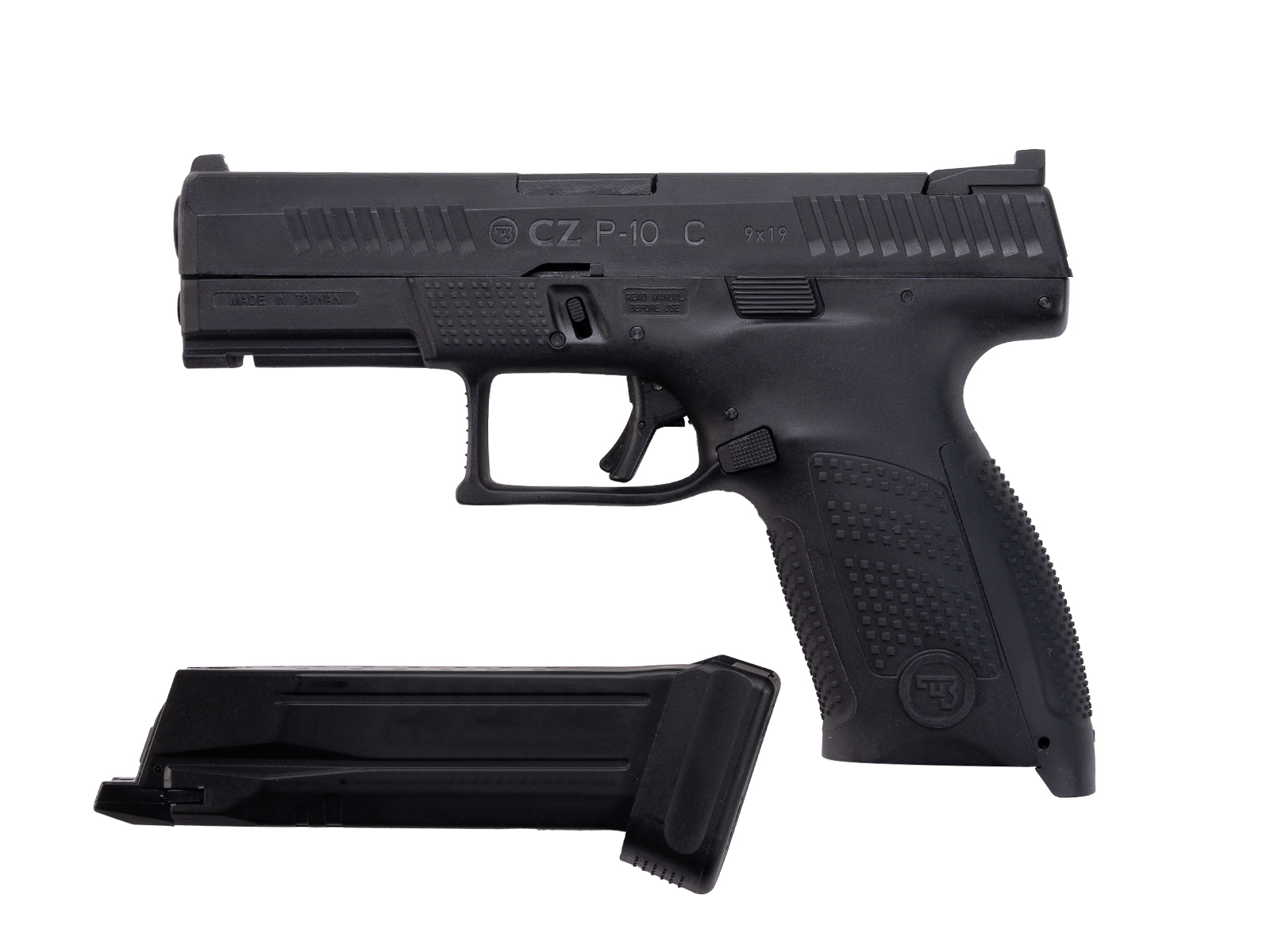 ASG CZ P-10C CO2 Blowback, metal slide - Black OD-A-ASG338 asgbox.pl ASG CZ P-10C CO2 Blowback, metal slide - Black - obrazek 3
