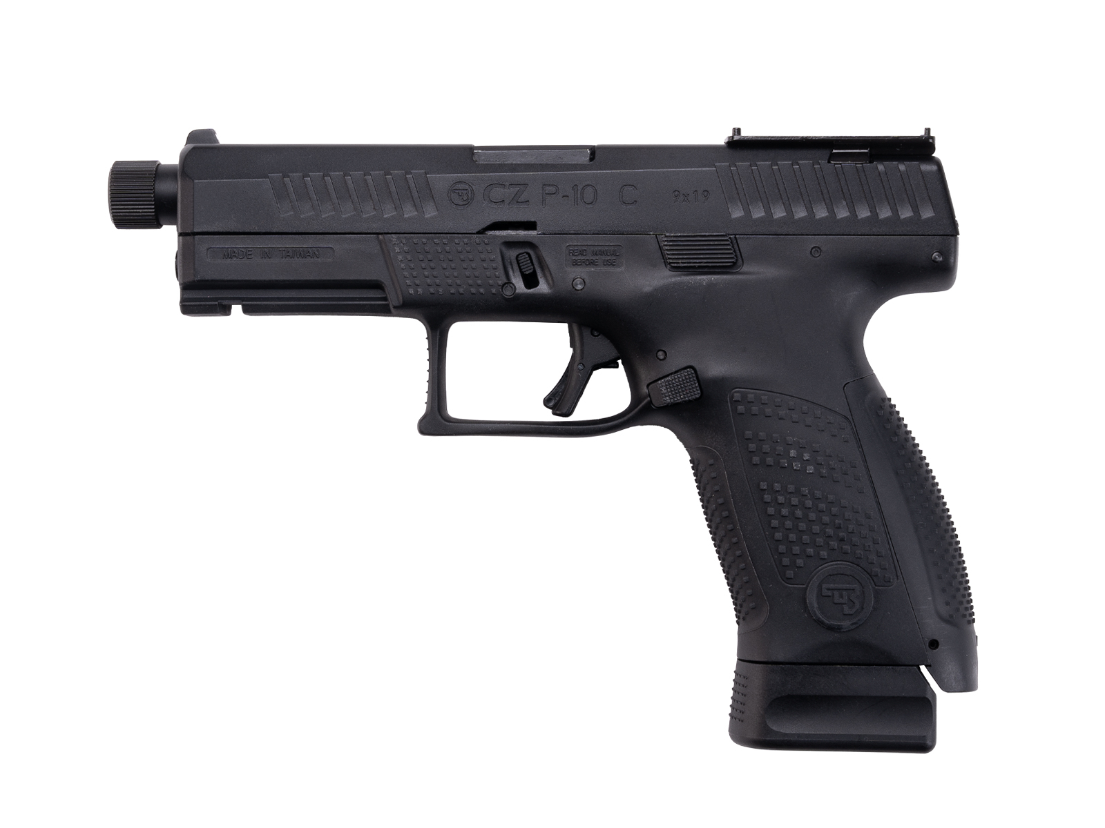 ASG CZ P-10C OR-OT CO2 Blowback, metal slide - Black OD-A-ASG339 asgbox.pl ASG CZ P-10C OR-OT CO2 Blowback, metal slide - Black