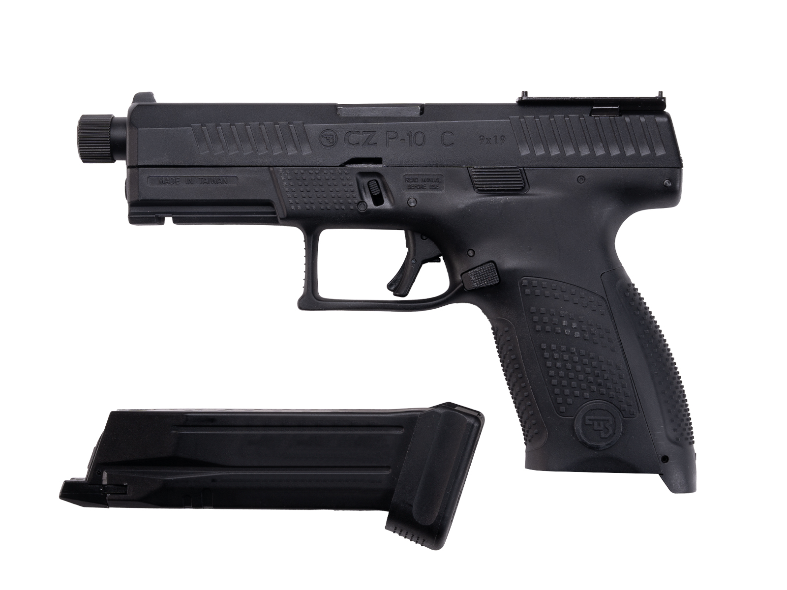 ASG CZ P-10C OR-OT CO2 Blowback, metal slide - Black OD-A-ASG339 asgbox.pl ASG CZ P-10C OR-OT CO2 Blowback, metal slide - Black - obrazek 3
