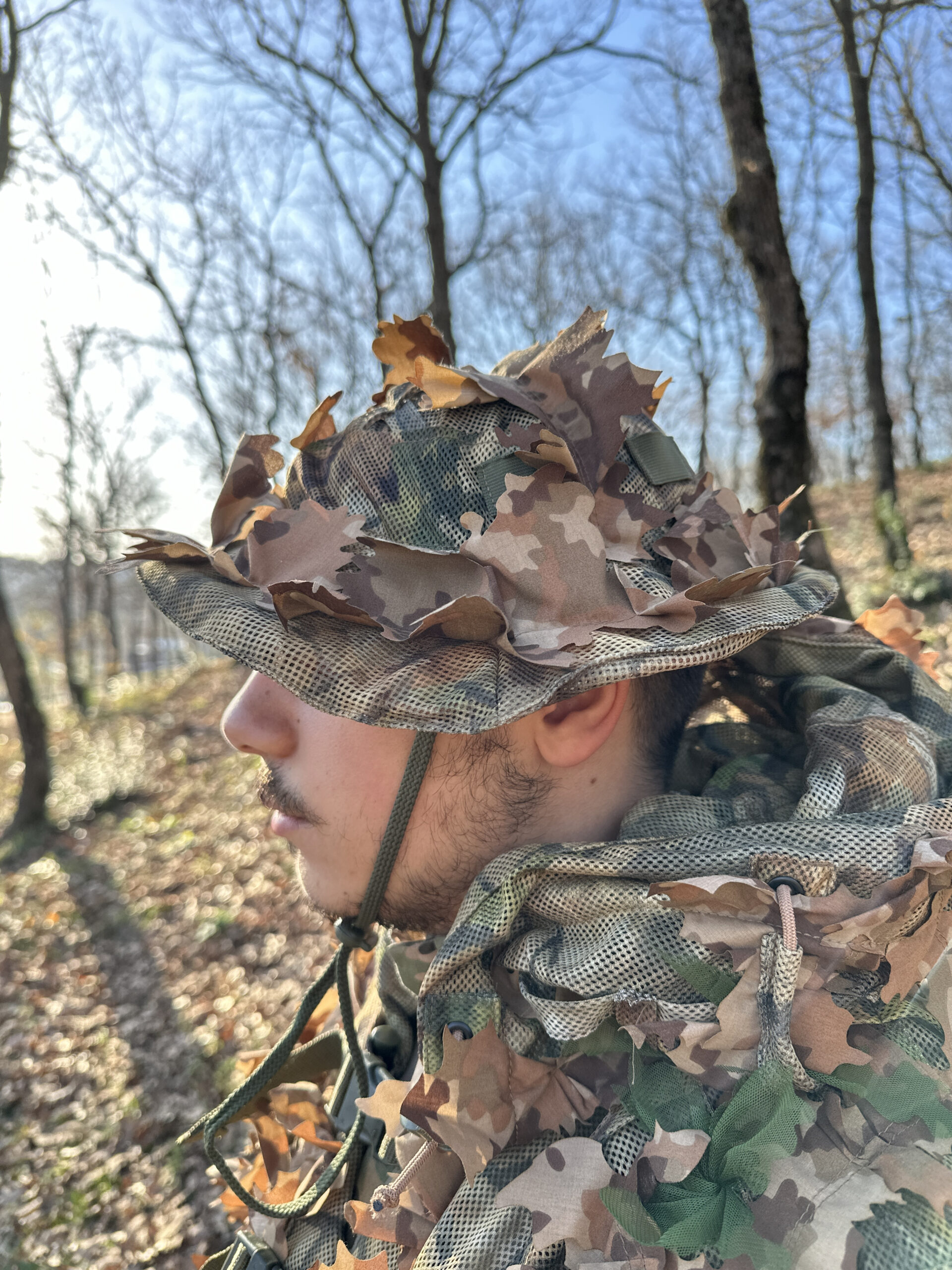 KMCS Boonie Hat with Next Gen 3D leafs - Woodland Floor OD-A-KM-Boonie-WD asgbox.pl KMCS Boonie Hat with Next Gen 3D leafs - Woodland Floor - obrazek 4