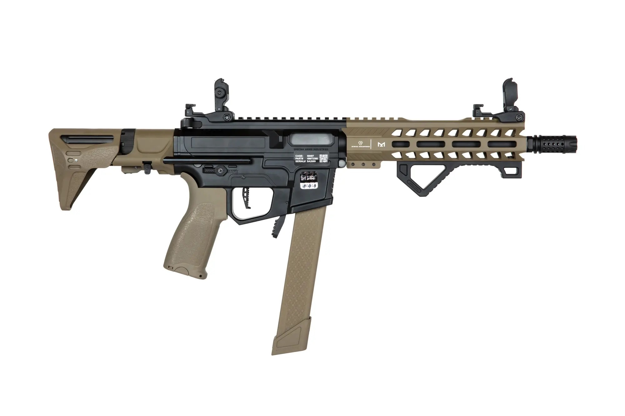 SA AR9 Carbine M-LOK PDW (SA-X02 EDGE 2.0(TM)) - Black/Tan OD-A-SPARMS230-TAN asgbox.pl SA AR9 Carbine M-LOK PDW (SA-X02 EDGE 2.0(TM)) - Black/Tan - obrazek 3