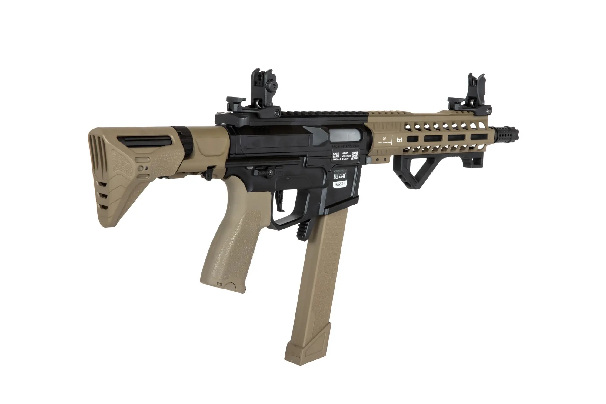 SA AR9 Carbine M-LOK PDW (SA-X02 EDGE 2.0(TM)) - Black/Tan OD-A-SPARMS230-TAN asgbox.pl SA AR9 Carbine M-LOK PDW (SA-X02 EDGE 2.0(TM)) - Black/Tan - obrazek 4