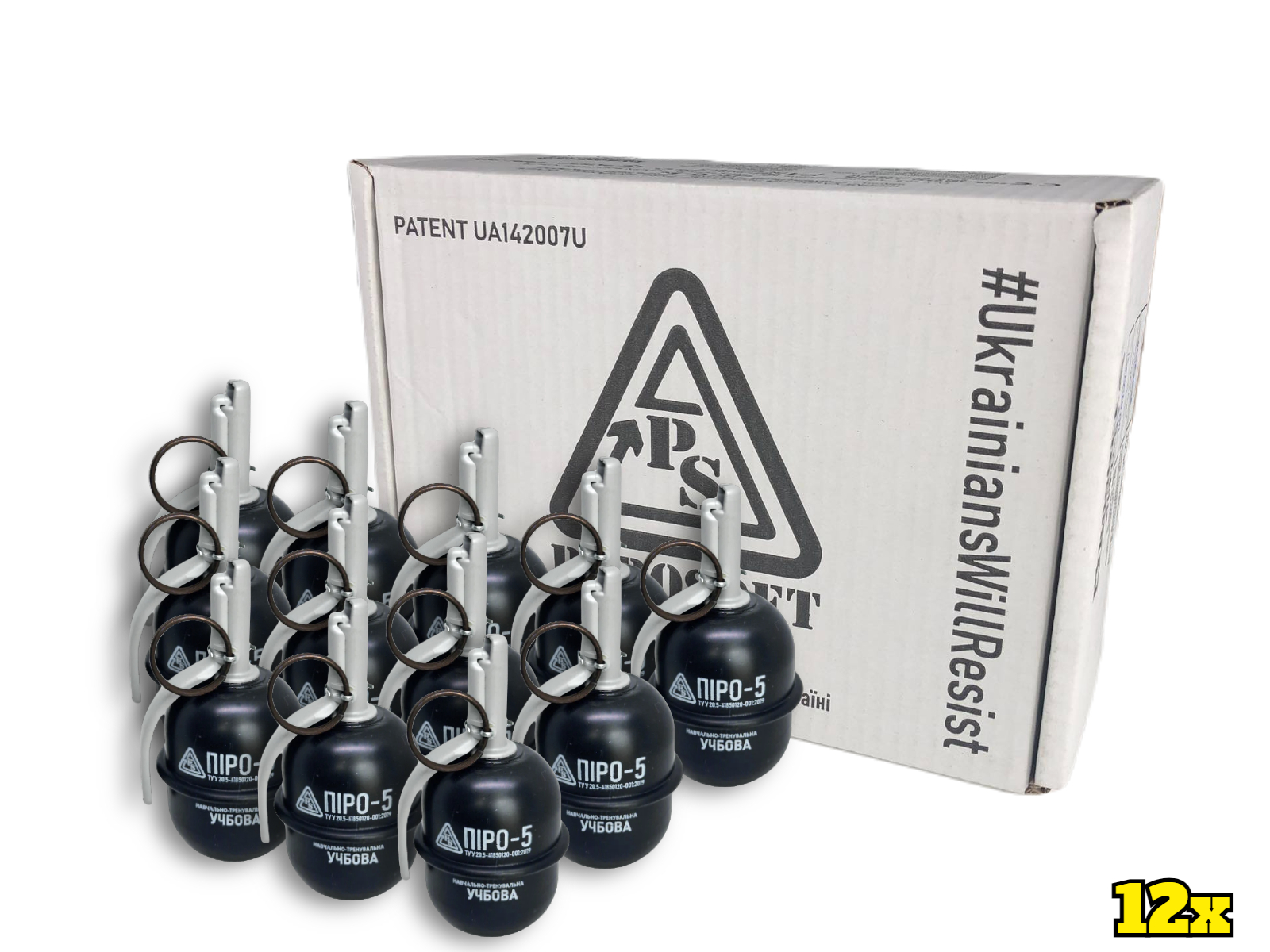 12x Airsoft hand grenade Pyro-5P OD-A-Pyro-5P-12 asgbox.pl 12x Airsoft hand grenade Pyro-5P