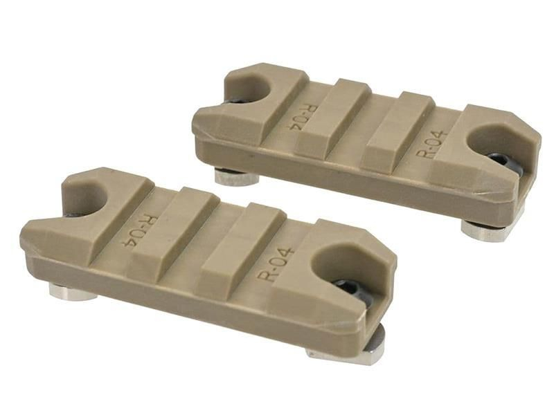ARES Polymer RIS rail 3 Slot/50 mm for M-LOK (2 pieces) - Tan OD-A-AM-ML-R-004-DE asgbox.pl ARES Polymer RIS rail 3 Slot/50 mm for M-LOK (2 pieces) - Tan