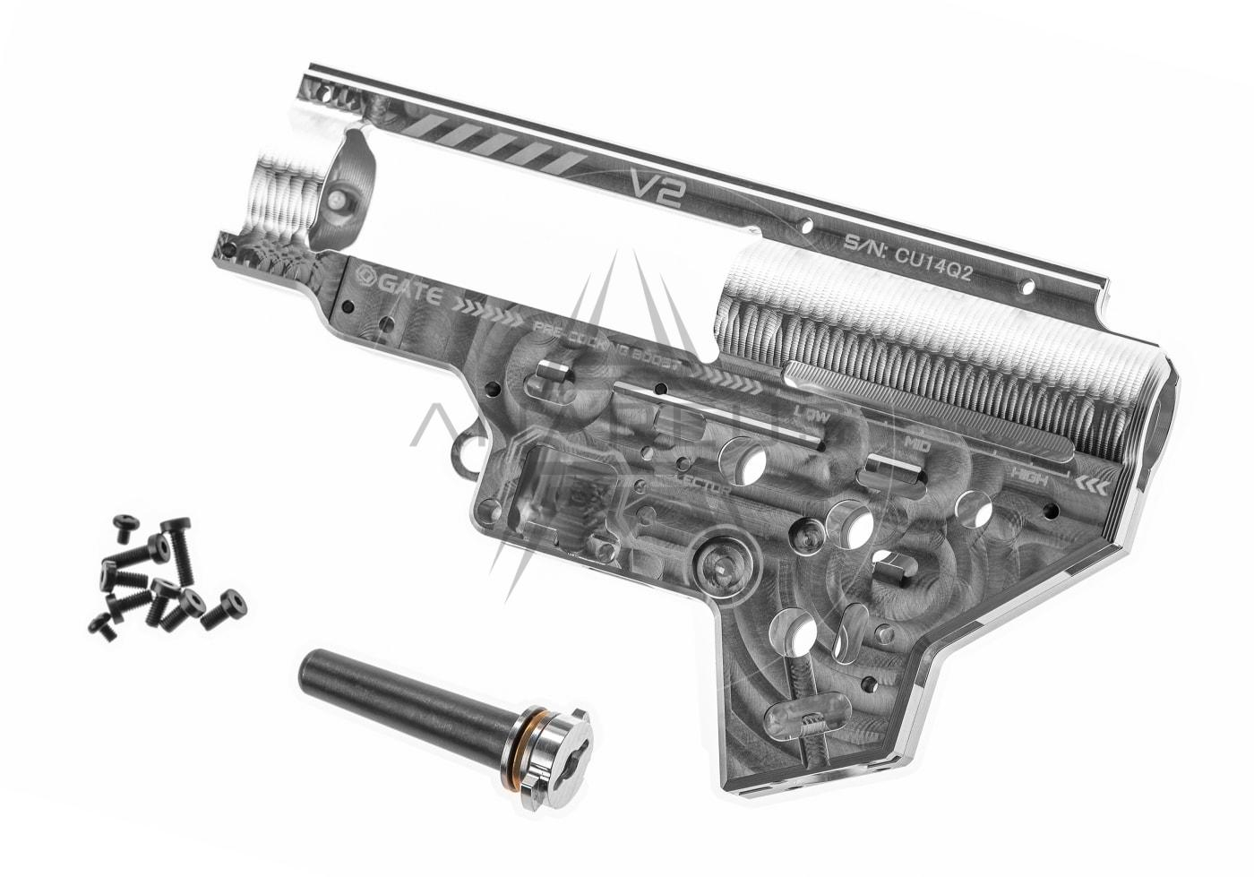GATE CNC Aluminium Gearbox EON V2 ( 8 mm) - Silver OD-A-EON-GB2-S asgbox.pl GATE CNC Aluminium Gearbox EON V2 ( 8 mm) - Silver - obrazek 2