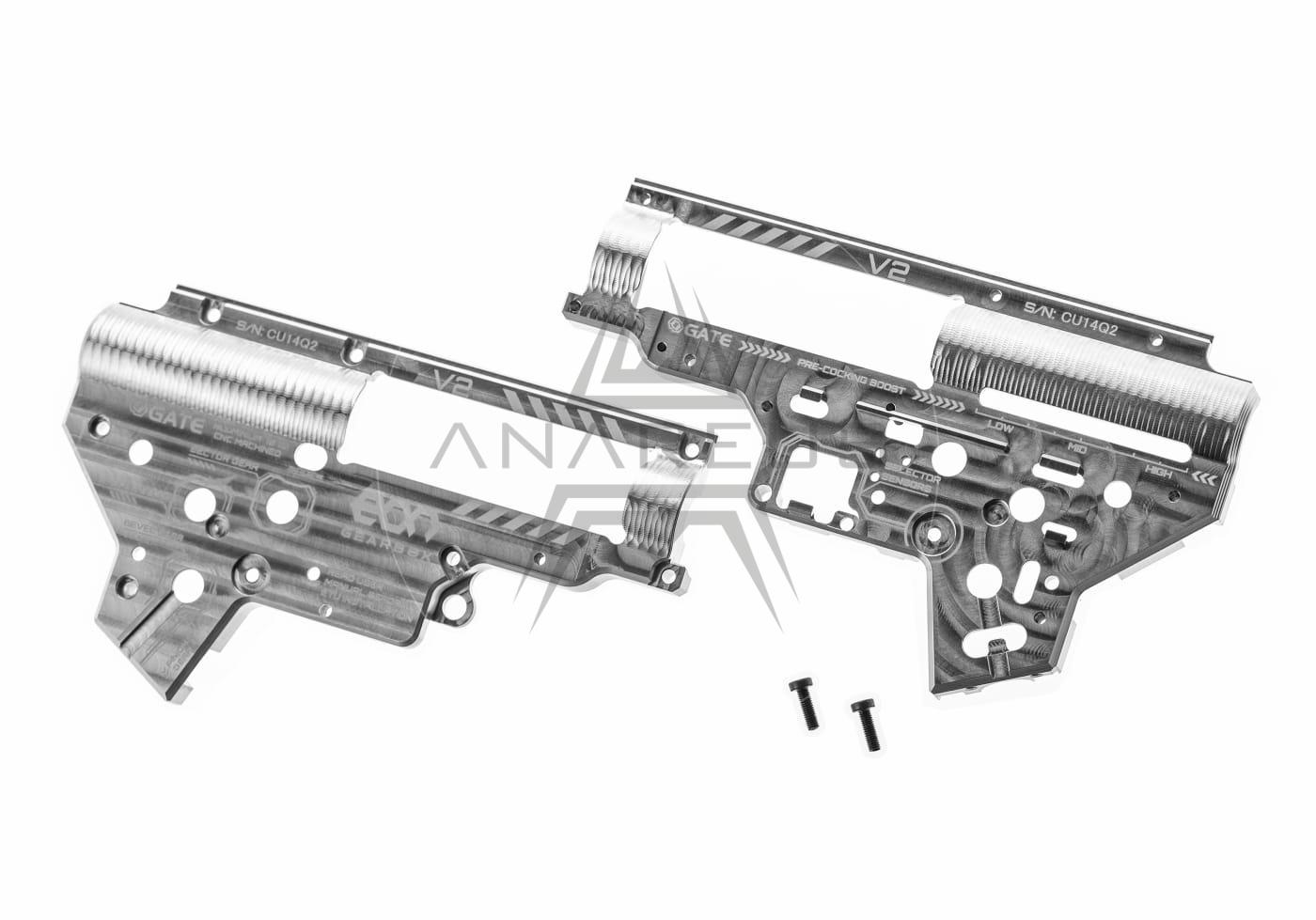GATE CNC Aluminium Gearbox EON V2 ( 8 mm) - Silver OD-A-EON-GB2-S asgbox.pl GATE CNC Aluminium Gearbox EON V2 ( 8 mm) - Silver - obrazek 4