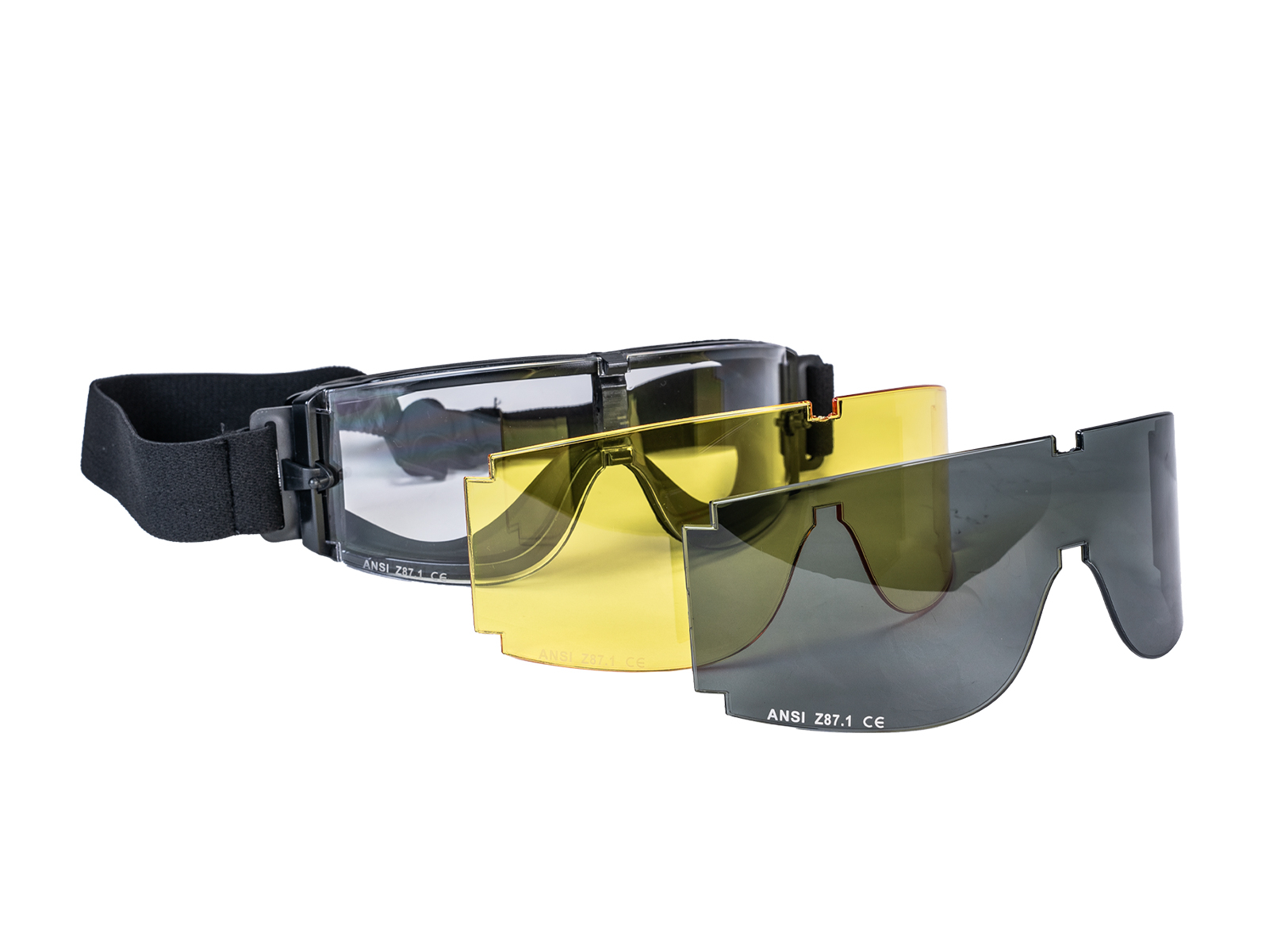 STRIKE Safety Goggles EP-01, 3 Lenses - Black OD-A-STRIKE075 asgbox.pl STRIKE Safety Goggles EP-01, 3 Lenses - Black