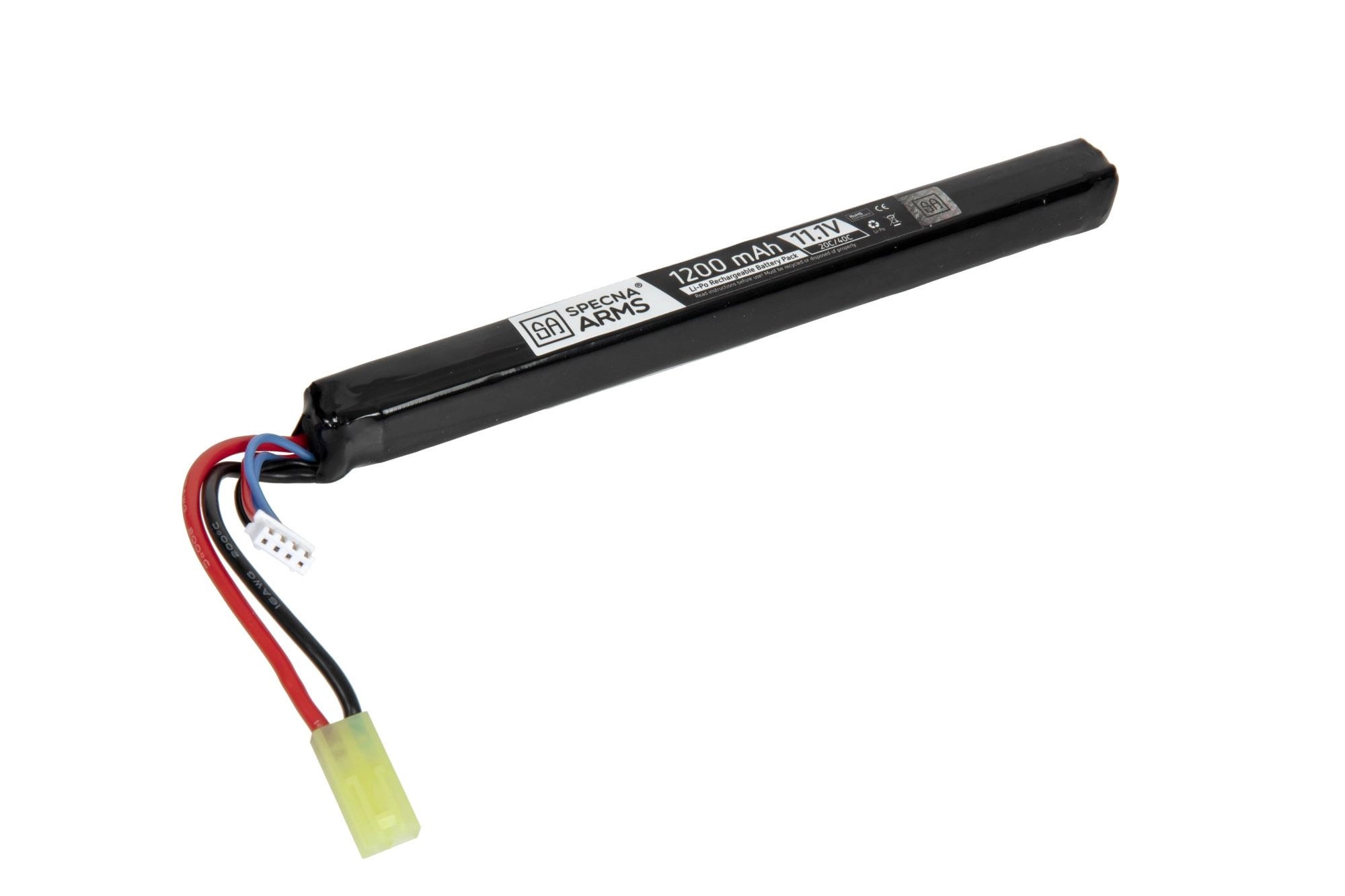 Li-Pol battery SA 11,1V 1200mAh, 20/40C (Tamiya) - Stick (single cell) OD-A-SPARMS239 asgbox.pl Li-Pol battery SA 11,1V 1200mAh, 20/40C (Tamiya) - Stick (single cell)