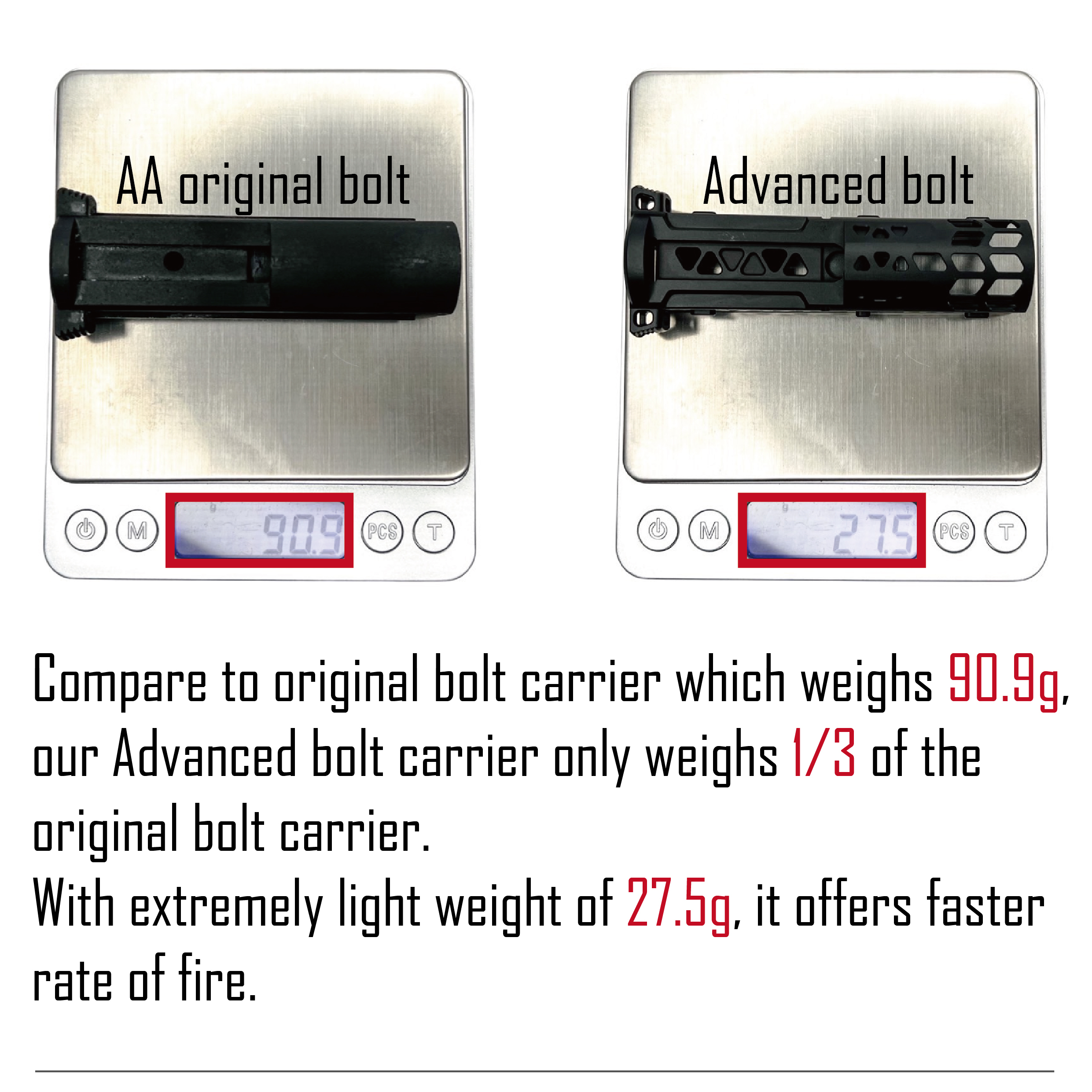 CTM ADVANCED V2 CNC Bolt for AAP-01 GBB - Blue OD-A-CTM0061-BL asgbox.pl CTM ADVANCED V2 CNC Bolt for AAP-01 GBB - Blue - obrazek 5