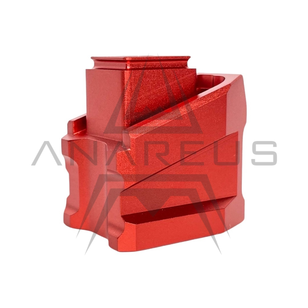 CTM Enlarged Aluminum Magazine Base Plate AAP-01 and G-Series - Red OD-A-CTM0052-RED asgbox.pl CTM Enlarged Aluminum Magazine Base Plate AAP-01 and G-Series - Red - obrazek 2