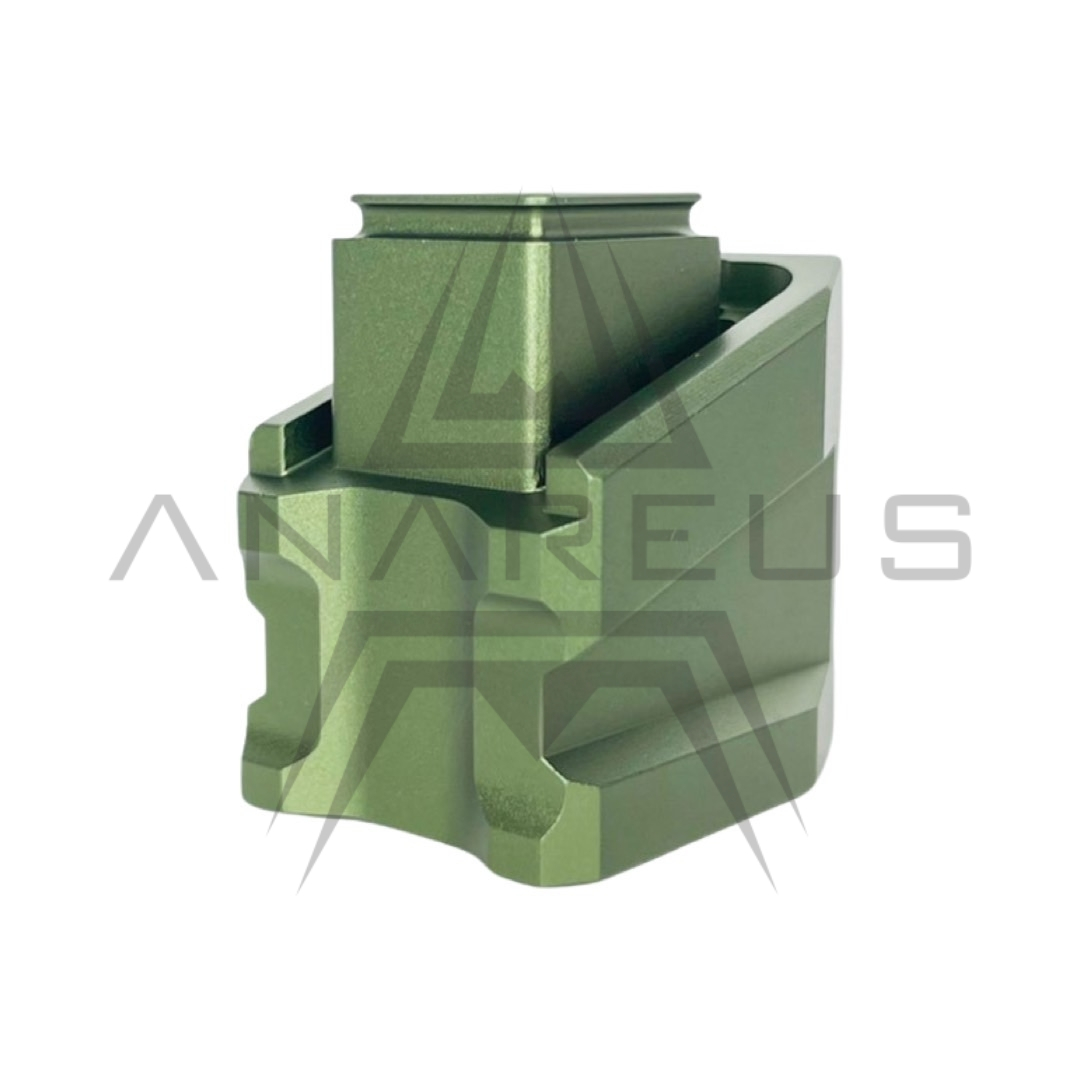 CTM Enlarged Aluminum Magazine Base Plate AAP-01 and G-Series - Green OD-A-CTM0052-OD asgbox.pl CTM Enlarged Aluminum Magazine Base Plate AAP-01 and G-Series - Green - obrazek 3