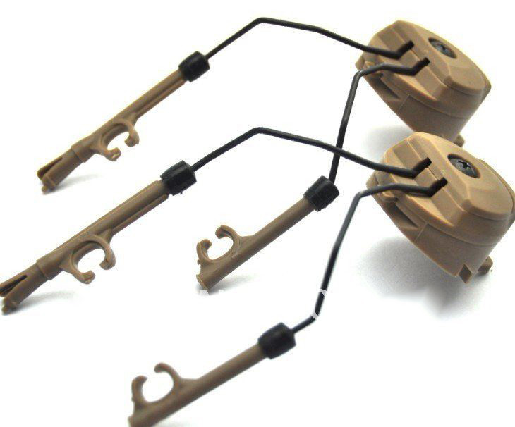 FMA ARC Helmet Mount for Peltor Comtac Headset - Tan OD-A-TB347 asgbox.pl FMA ARC Helmet Mount for Peltor Comtac Headset - Tan