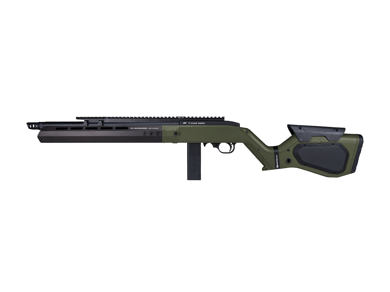 ASG Gas Rifle Hybrid Series H-22 STC GBBR - Green OD-A-ASG350-OD asgbox.pl ASG Gas Rifle Hybrid Series H-22 STC GBBR - Green