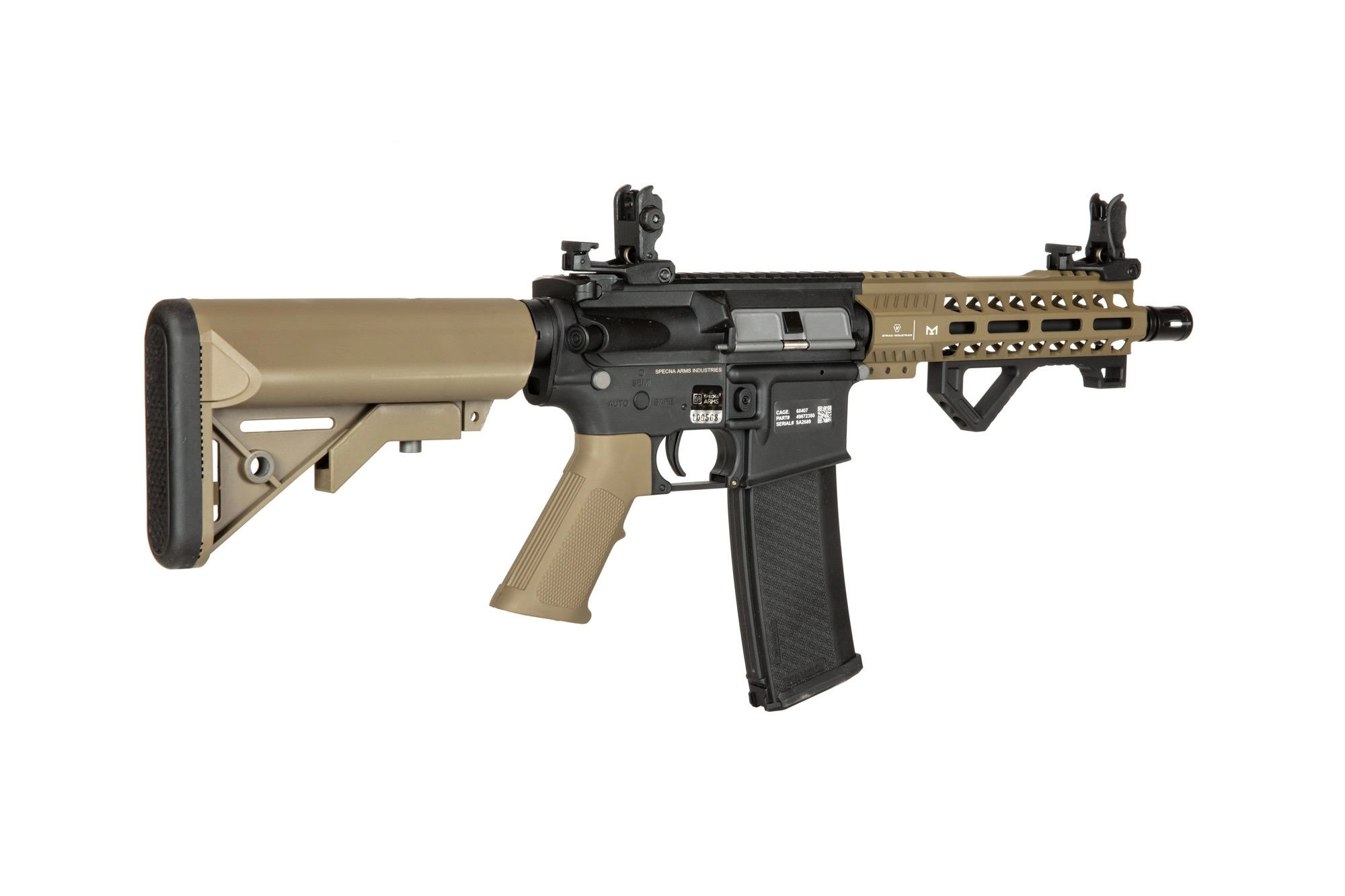 SA M4 CQB M-LOK HAL ETU(TM) (SA-C17 CORE(TM)) - Black/Tan OD-A-SPARMS245-BKTN asgbox.pl SA M4 CQB M-LOK HAL ETU(TM) (SA-C17 CORE(TM)) - Black/Tan - obrazek 5