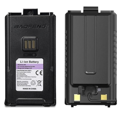 Rechargeable Li-Ion battery for Baofeng UV-5RM, 2500 mAh, USB-C OD-A-BAOF024 asgbox.pl Rechargeable Li-Ion battery for Baofeng UV-5RM, 2500 mAh, USB-C