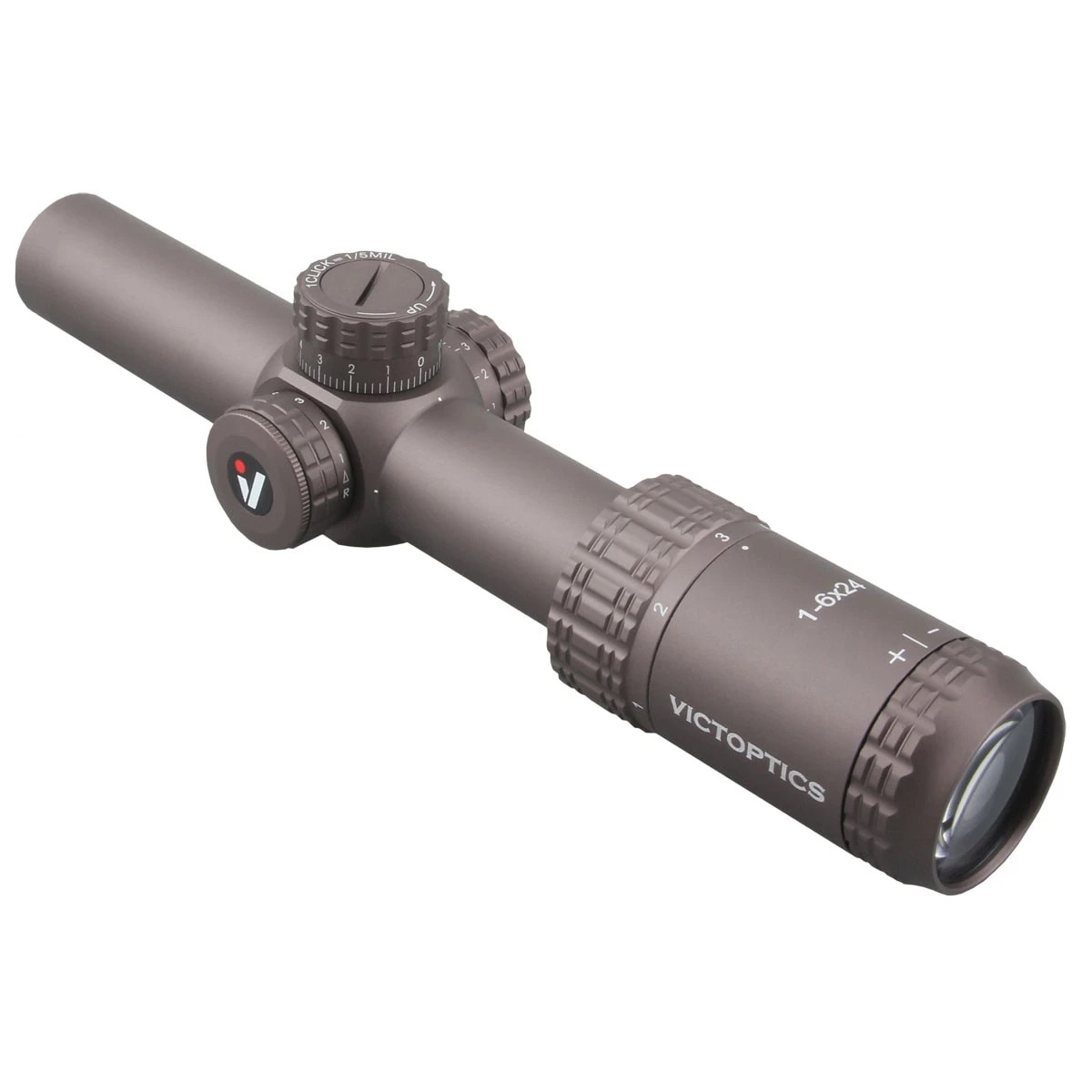 VictOptics S6 1-6x24 SFP LPVO Riflescope - Brown OD-A-OPSL23 asgbox.pl VictOptics S6 1-6x24 SFP LPVO Riflescope - Brown - obrazek 2
