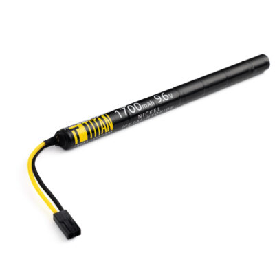 Alternative view of NiMH battery TITAN 9.6V 1700mAh, small Tamiya - Stick (AK)