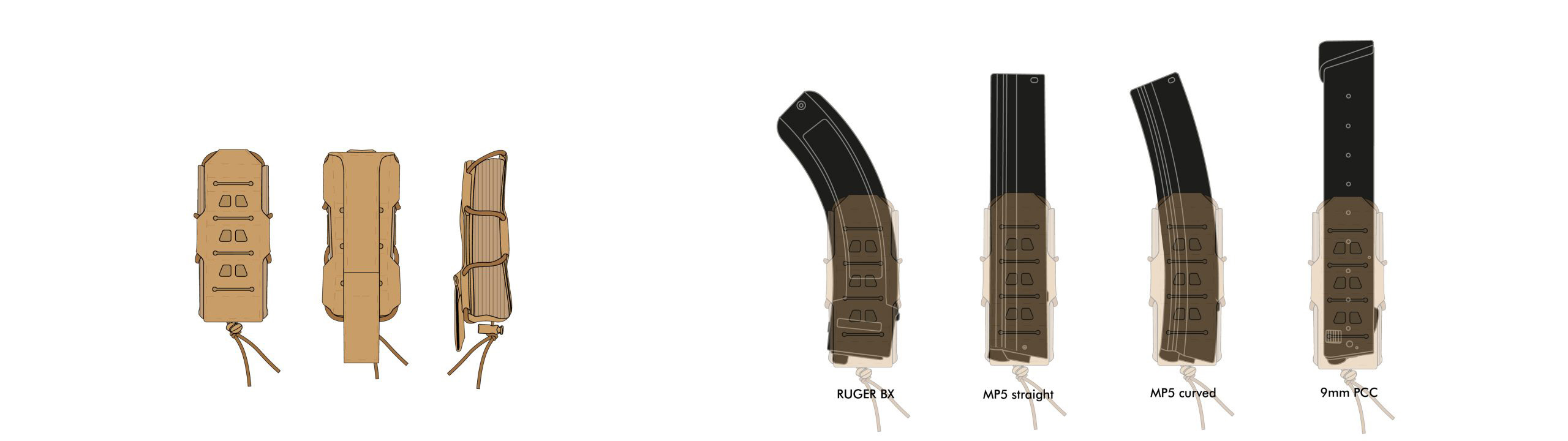 Novritsch SMG Magazine Elastic MOLLE Pouch - ACP Tropic OD-A-NOVRITSCH187-ACPT asgbox.pl Novritsch SMG Magazine Elastic MOLLE Pouch - ACP Tropic - obrazek 4
