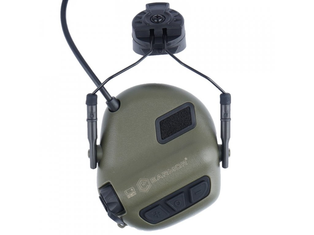 EARMOR M31 PLUS SET Electronic Hearing Protector, Headband / Helmet Mount - Foliage Green OD-A-M31-FG-PLUS-M11 asgbox.pl EARMOR M31 PLUS SET Electronic Hearing Protector, Headband / Helmet Mount - Foliage Green - obrazek 2