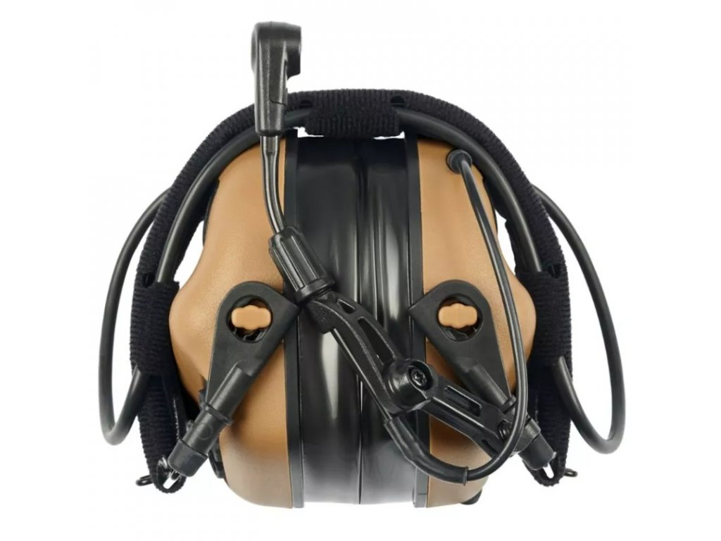 EARMOR M32 PLUS Electronic Tactical Headset - Coyote Brown OD-A-M32-CB-PLUS asgbox.pl EARMOR M32 PLUS Electronic Tactical Headset - Coyote Brown - obrazek 4
