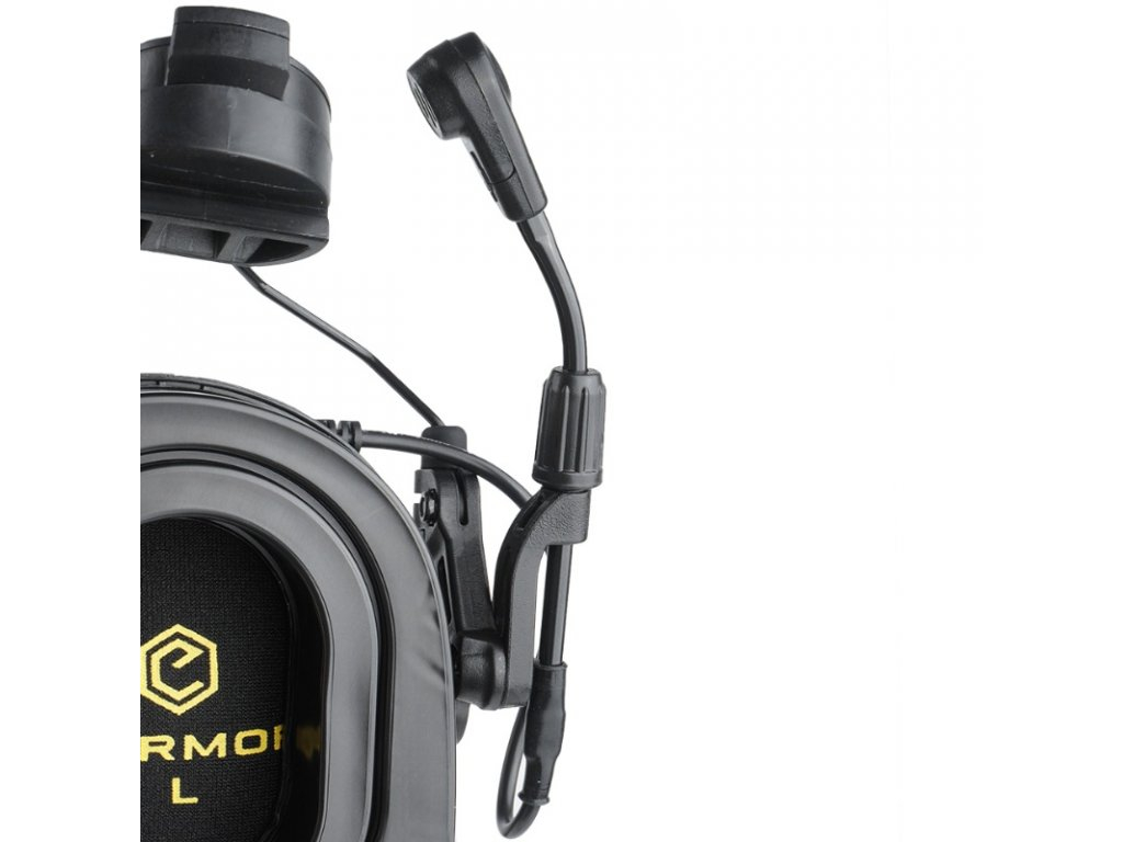 EARMOR M32H PLUS Electronic Tactical Headset, Helmet Mount - Coyote Brown OD-A-M32H-CB-ARC-PLUS asgbox.pl EARMOR M32H PLUS Electronic Tactical Headset, Helmet Mount - Coyote Brown - obrazek 3