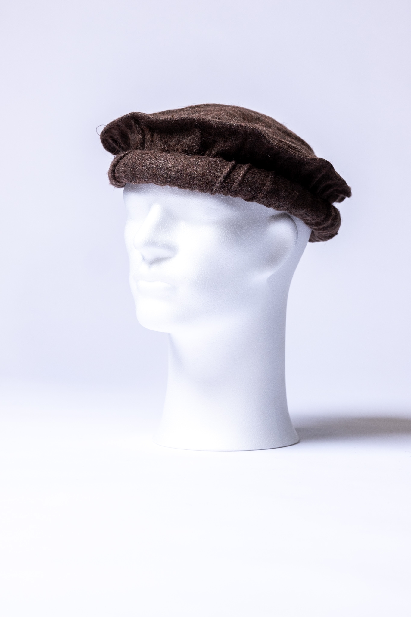 Original Afghan Pakul Hat - Brown OD-A-VYS080 asgbox.pl Original Afghan Pakul Hat - Brown - obrazek 2