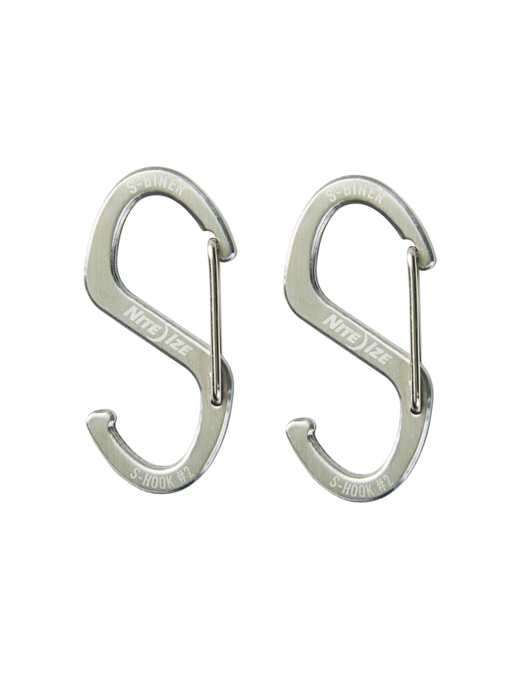 S-Biner(R) Hook 'N Hold(TM) Carabiner, Small - Silver (2 pcs) OD-A-SBHS-11-2R3 asgbox.pl S-Biner(R) Hook 'N Hold(TM) Carabiner, Small - Silver (2 pcs) - obrazek 4