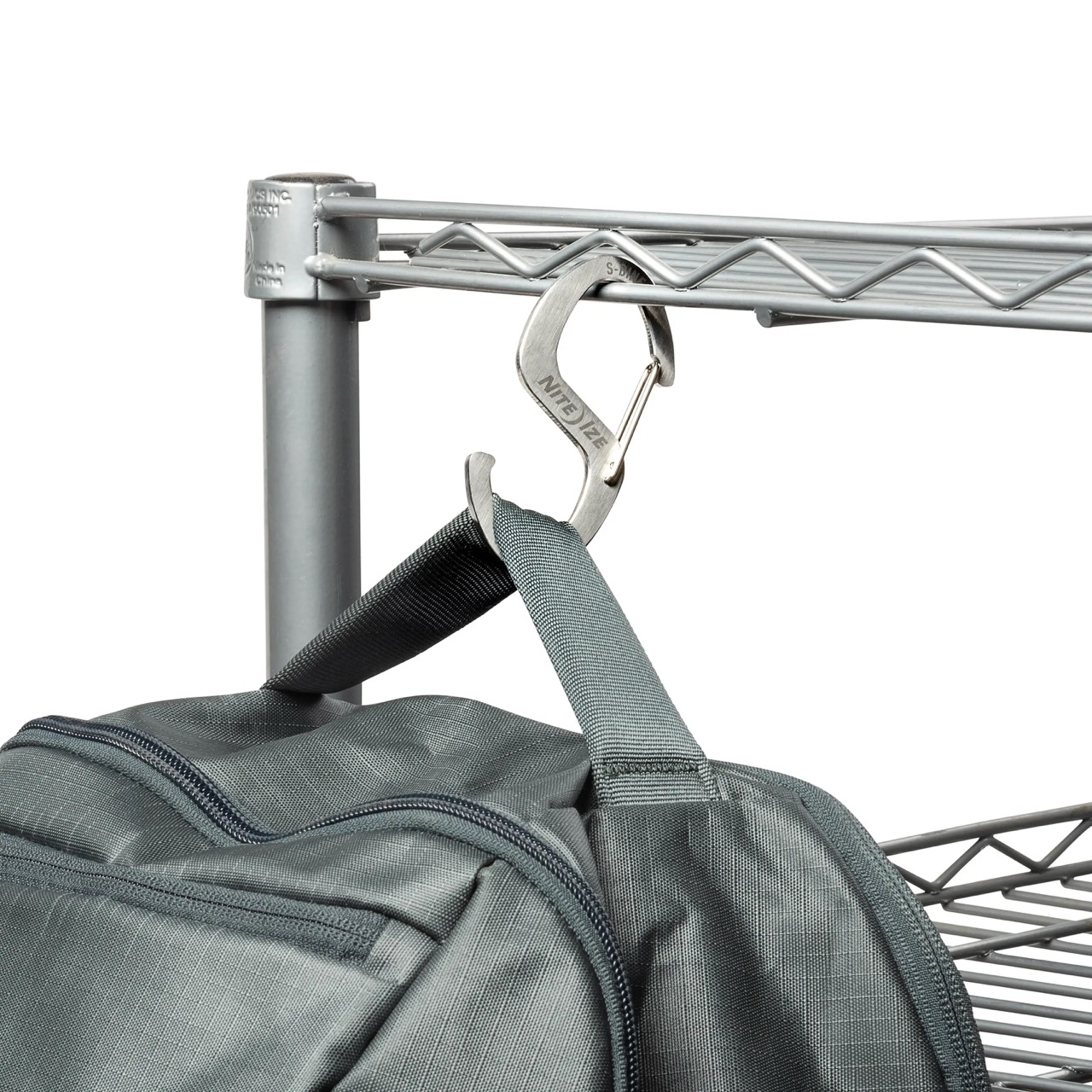 S-Biner(R) Hook 'N Hold(TM) Carabiner, Large - Silver OD-A-SBH-11-R6 asgbox.pl S-Biner(R) Hook 'N Hold(TM) Carabiner, Large - Silver - obrazek 4