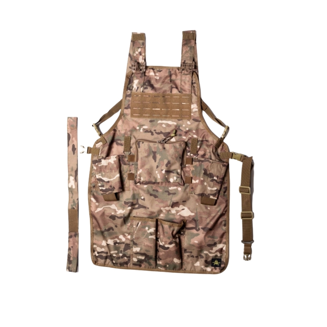 ANAREUS Tactical Grill Apron GrillCommander, Laser-cut - MC OD-A-ANAR81-MC asgbox.pl ANAREUS Tactical Grill Apron GrillCommander, Laser-cut - MC