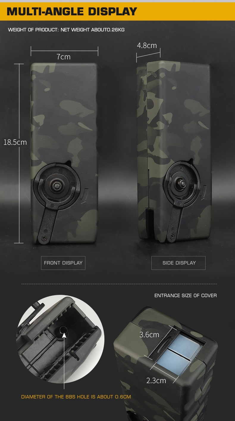 WST Lever Silence Speedloader, 1000 BBs - Transparent (bright) OD-A-WOSP77-LIM asgbox.pl WST Lever Silence Speedloader, 1000 BBs - Transparent (bright) - obrazek 2