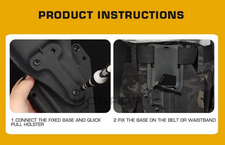 WST Lowered Belt Platform (Low Rise) for Holster - MC OD-A-WOSP98-MC asgbox.pl WST Lowered Belt Platform (Low Rise) for Holster - MC - obrazek 4