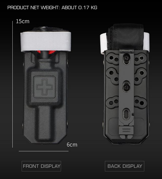 WST Molle Plastic Pouch and CAT Tourniquet (Dummy), Set - Green OD-A-WOSP106-OD asgbox.pl WST Molle Plastic Pouch and CAT Tourniquet (Dummy), Set - Green - obrazek 4