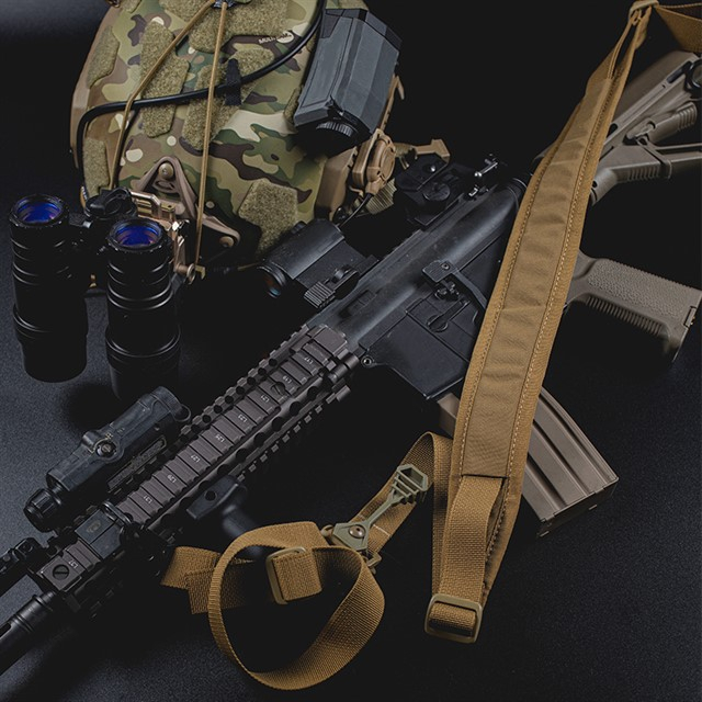 WST 2-Point Tactical Sling FARAON - MC Black OD-A-WOSP166-BMC asgbox.pl WST 2-Point Tactical Sling FARAON - MC Black - obrazek 2