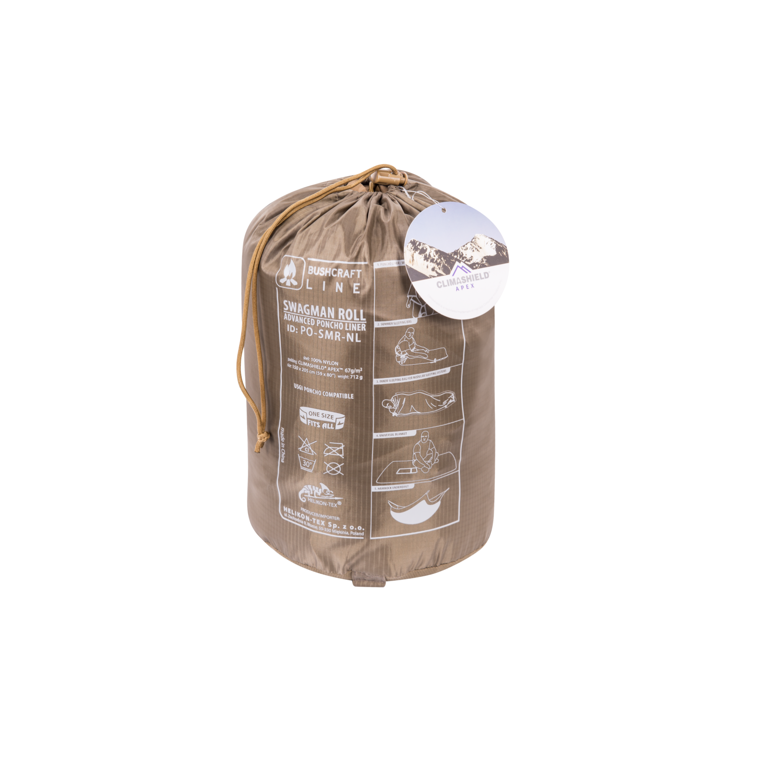 HELIKON Multifunctional Poncho SWAGMAN ROLL(R) - Flecktarn OD-A-PO-SMR-NL-23 asgbox.pl HELIKON Multifunctional Poncho SWAGMAN ROLL(R) - Flecktarn - obrazek 4