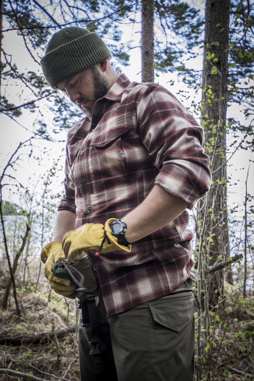 HELIKON Beanie WANDERER - Green OD-A-CZ-WND-MW-02 asgbox.pl HELIKON Beanie WANDERER - Green - obrazek 2