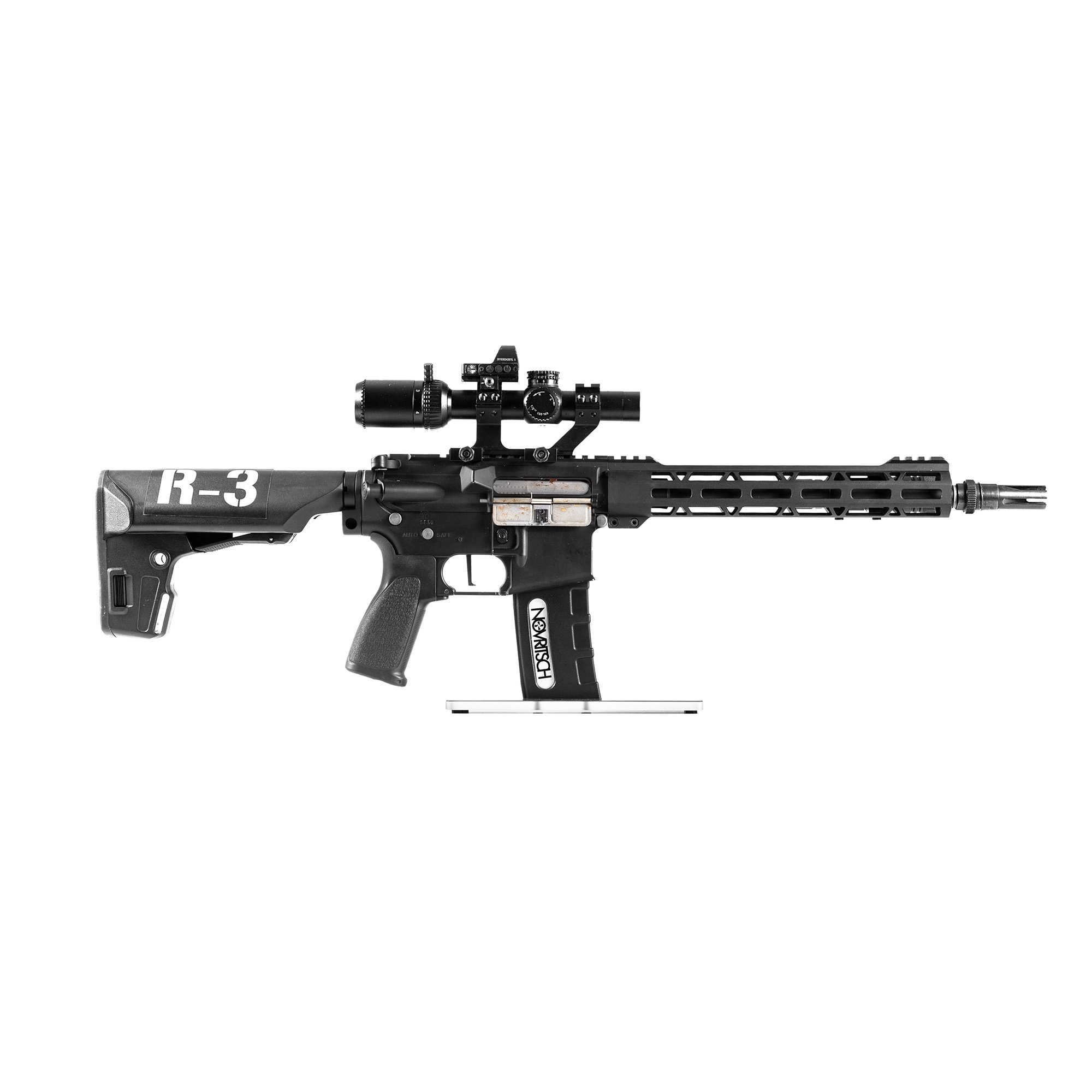 Novritsch M4 / AR15 Gun Glass Stand - Black OD-A-NOVRITSCH206 asgbox.pl Novritsch M4 / AR15 Gun Glass Stand - Black - obrazek 4