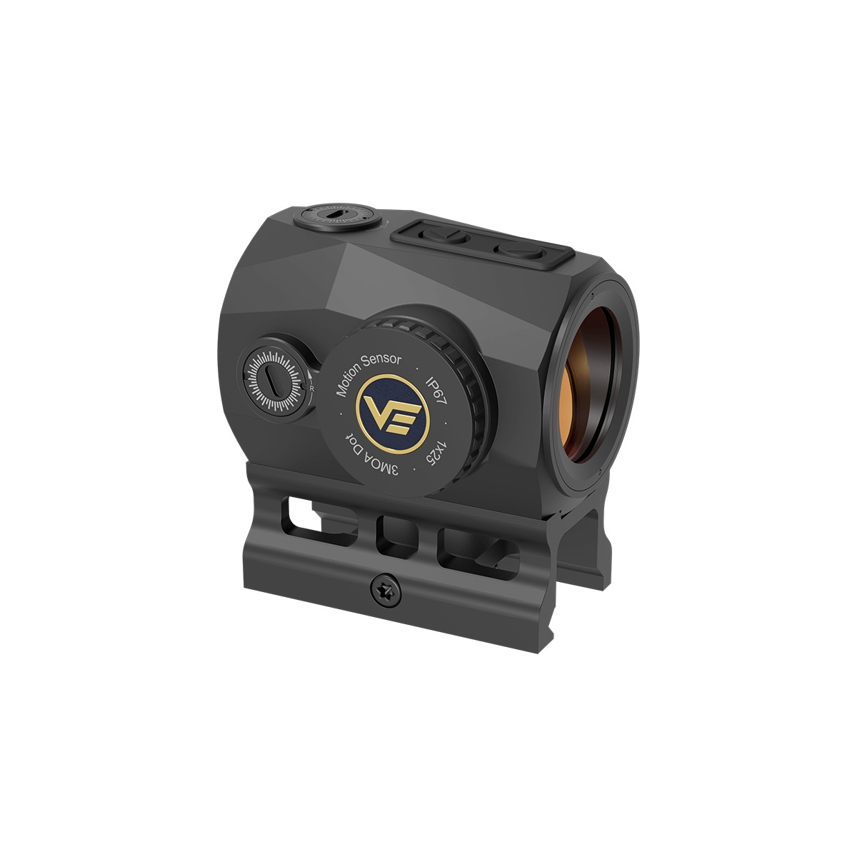 SCRAPPER Ultra Compact 1x25 Red Dot Sight - Black OD-A-SCRD-74 asgbox.pl SCRAPPER Ultra Compact 1x25 Red Dot Sight - Black - obrazek 4