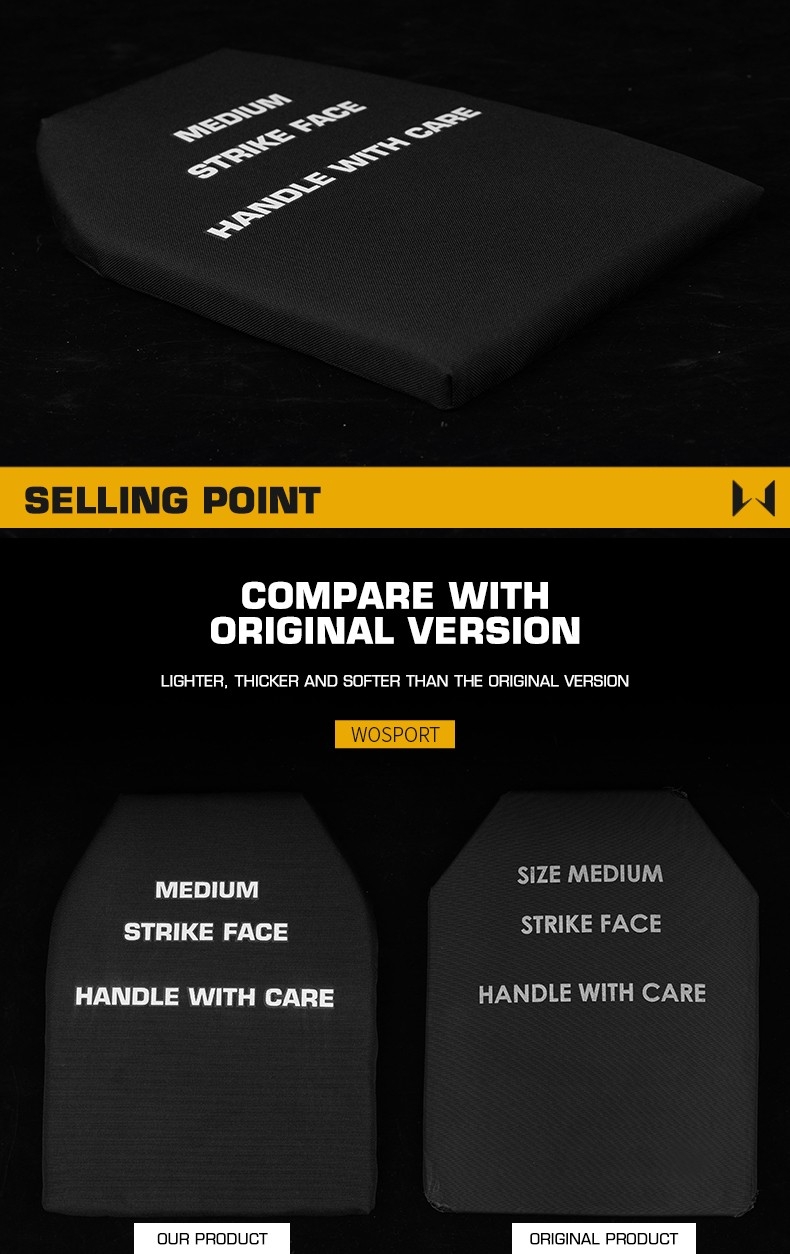 WST Foam Replica of SAPI Ballistic Inserts (2 pcs), Size S - Black OD-A-WOSP219-S asgbox.pl WST Foam Replica of SAPI Ballistic Inserts (2 pcs), Size S - Black - obrazek 3