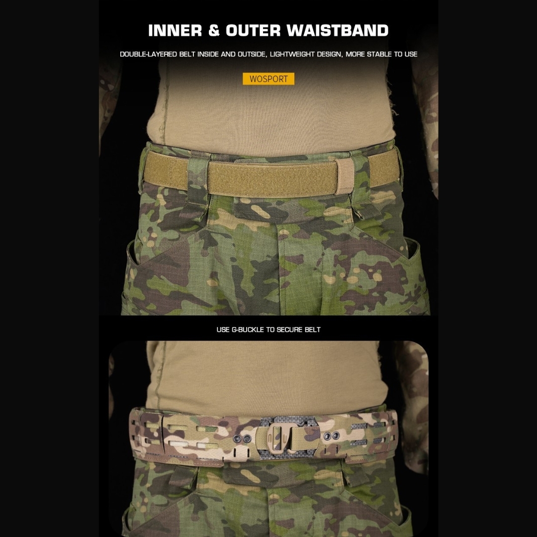 WST WRC Lightweight Combination Shooters Belt with Molle Webbing - Ranger Green OD-A-WOSP192-RG asgbox.pl WST WRC Lightweight Combination Shooters Belt with Molle Webbing - Ranger Green - obrazek 2