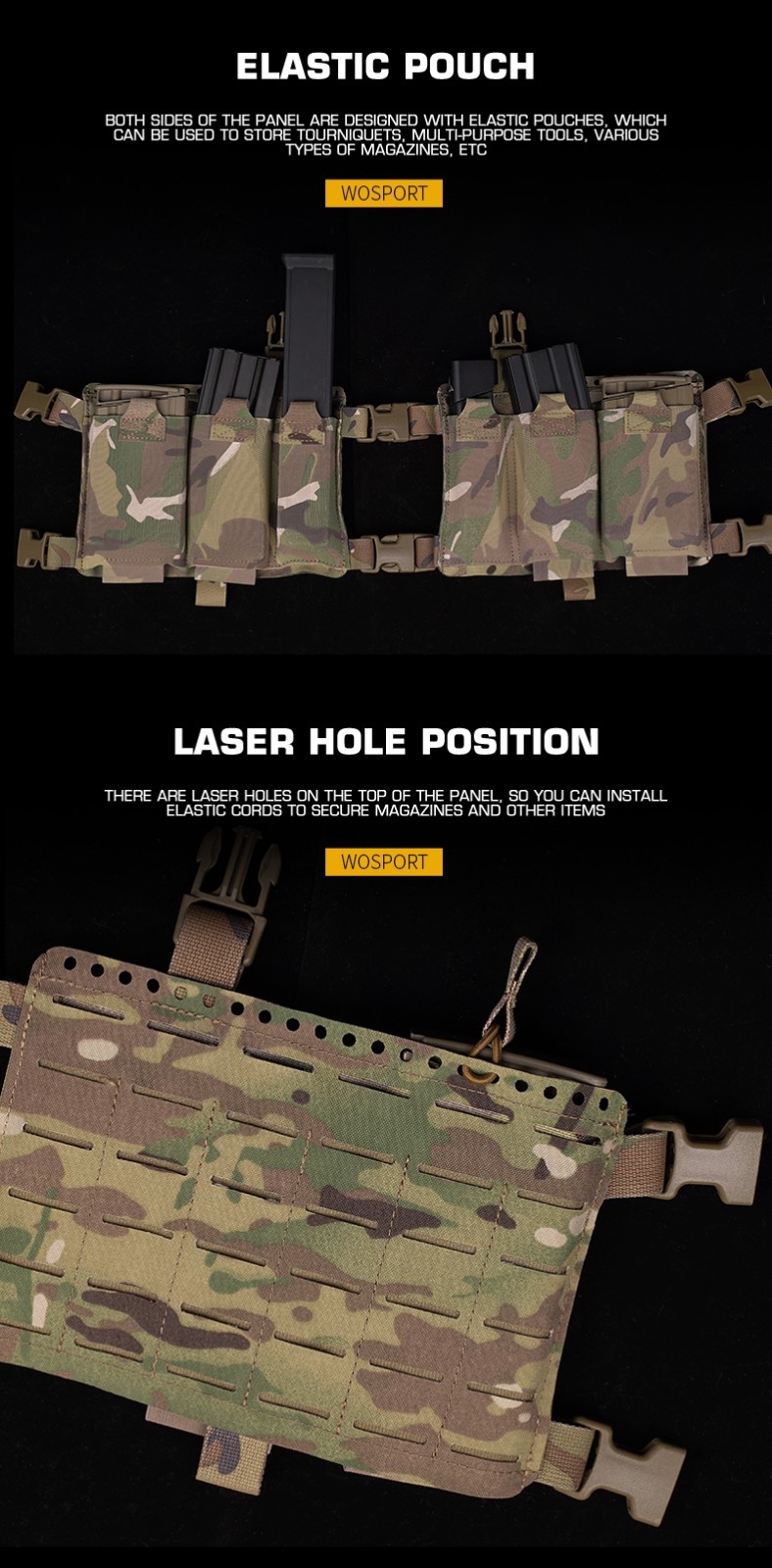 WST Split Tactical Chest Rig Alpha - MC OD-A-WOSP218-MC asgbox.pl WST Split Tactical Chest Rig Alpha - MC - obrazek 3