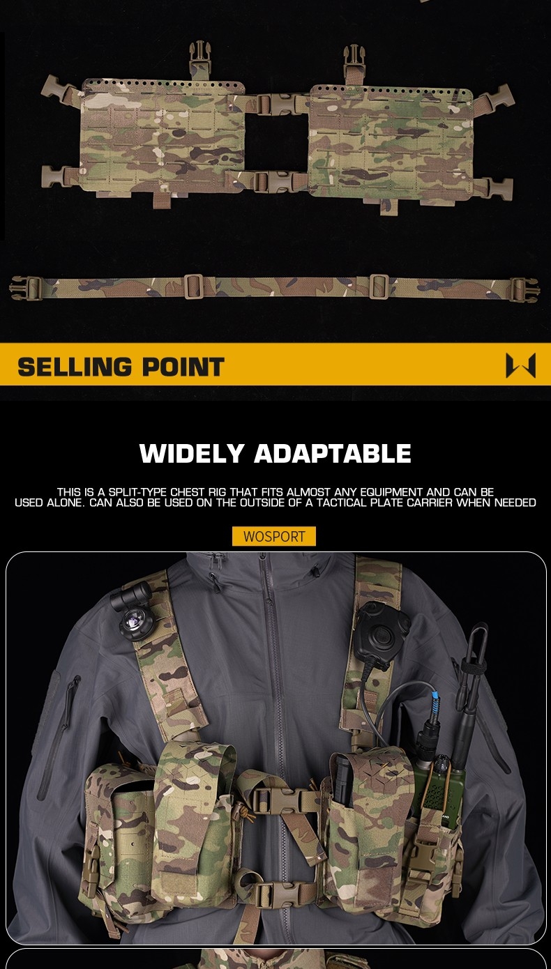 WST Split Tactical Chest Rig Alpha - Ranger Green OD-A-WOSP218-RG asgbox.pl WST Split Tactical Chest Rig Alpha - Ranger Green - obrazek 5