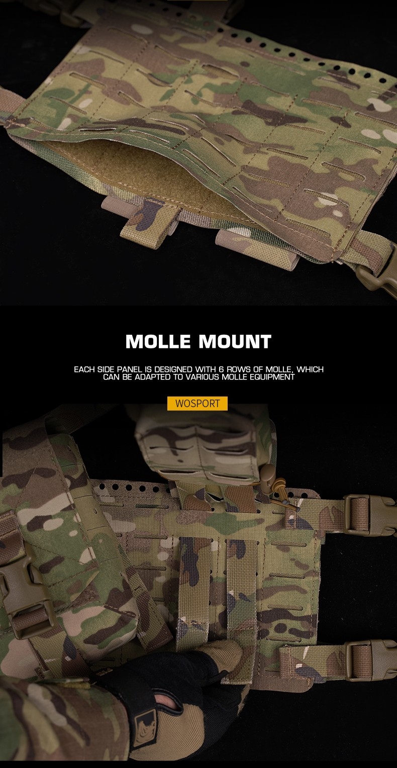 WST Split Tactical Chest Rig Alpha - Coyote OD-A-WOSP218-COY asgbox.pl WST Split Tactical Chest Rig Alpha - Coyote - obrazek 5