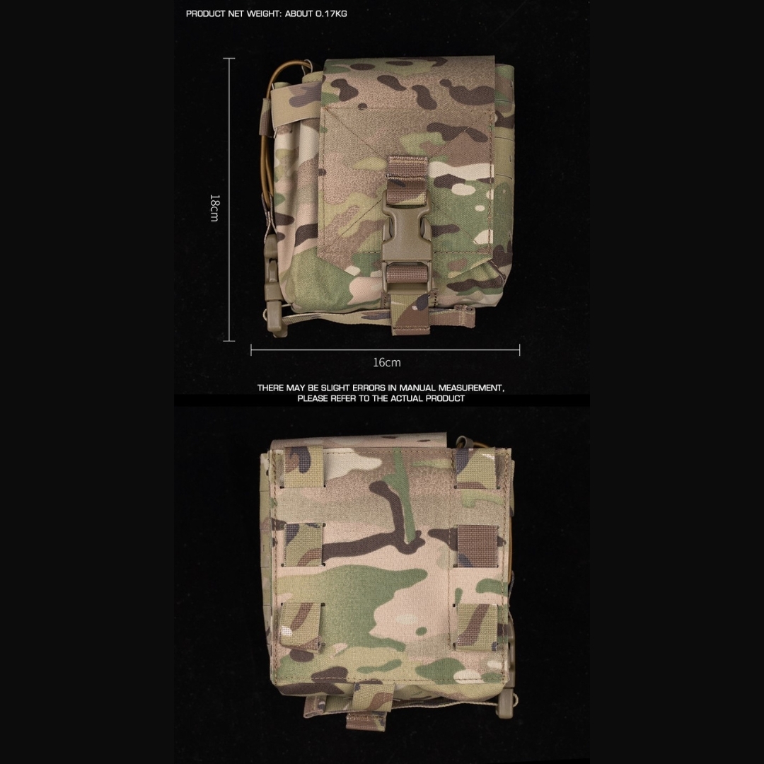 WST Multifunctional Molle Pouch with Radio Pocket, Large - Ranger Green OD-A-WOSP193-RG asgbox.pl WST Multifunctional Molle Pouch with Radio Pocket, Large - Ranger Green - obrazek 4