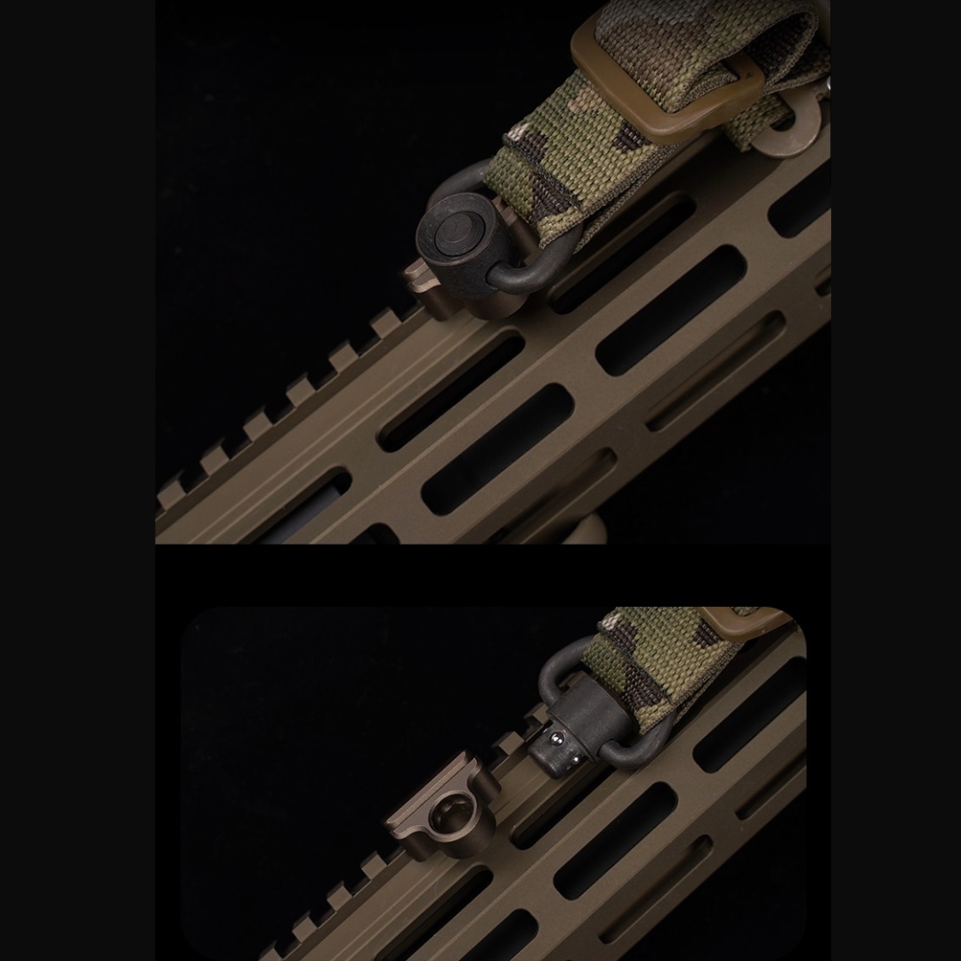 WST Picatinny Quick Detach Sling Mount - Black OD-A-WOSP215-BK asgbox.pl WST Picatinny Quick Detach Sling Mount - Black - obrazek 3