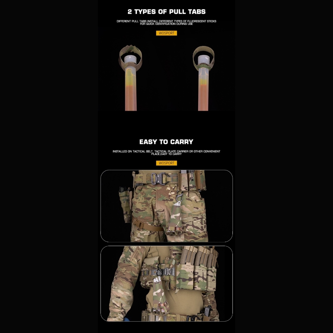 WST Glow Stick Tactical Storage Pouch - Ranger Green OD-A-WOSP195-RG asgbox.pl WST Glow Stick Tactical Storage Pouch - Ranger Green - obrazek 3