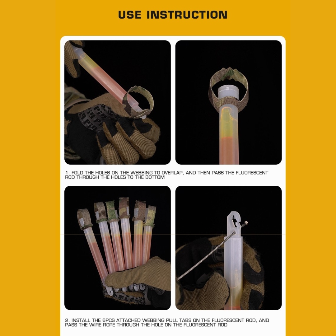 WST Glow Stick Tactical Storage Pouch - Ranger Green OD-A-WOSP195-RG asgbox.pl WST Glow Stick Tactical Storage Pouch - Ranger Green - obrazek 4