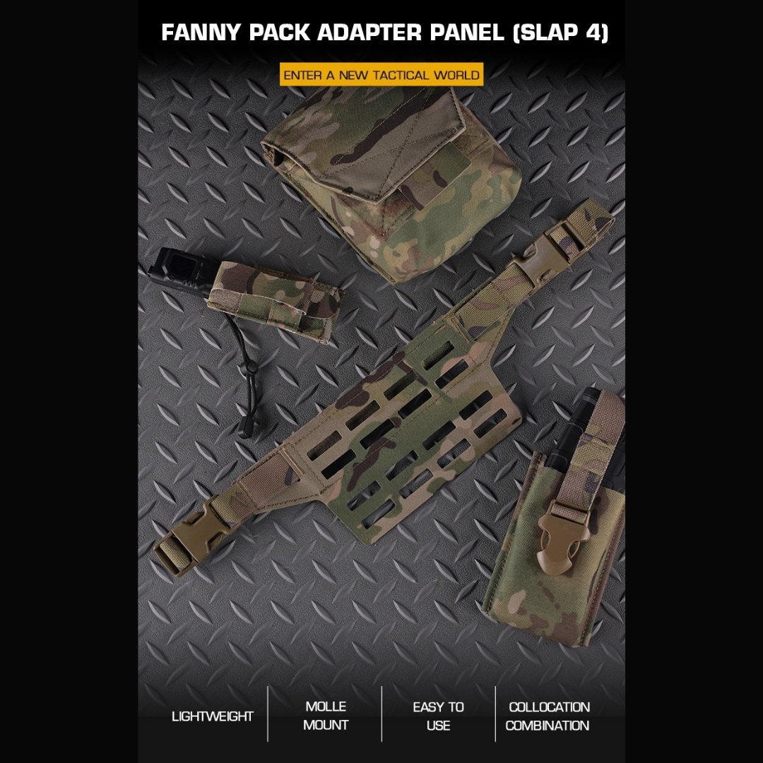 WST Fanny Pack Molle Adapter Panel , Small (4 Rows) - MC OD-A-WOSP197-MC asgbox.pl WST Fanny Pack Molle Adapter Panel , Small (4 Rows) - MC - obrazek 2