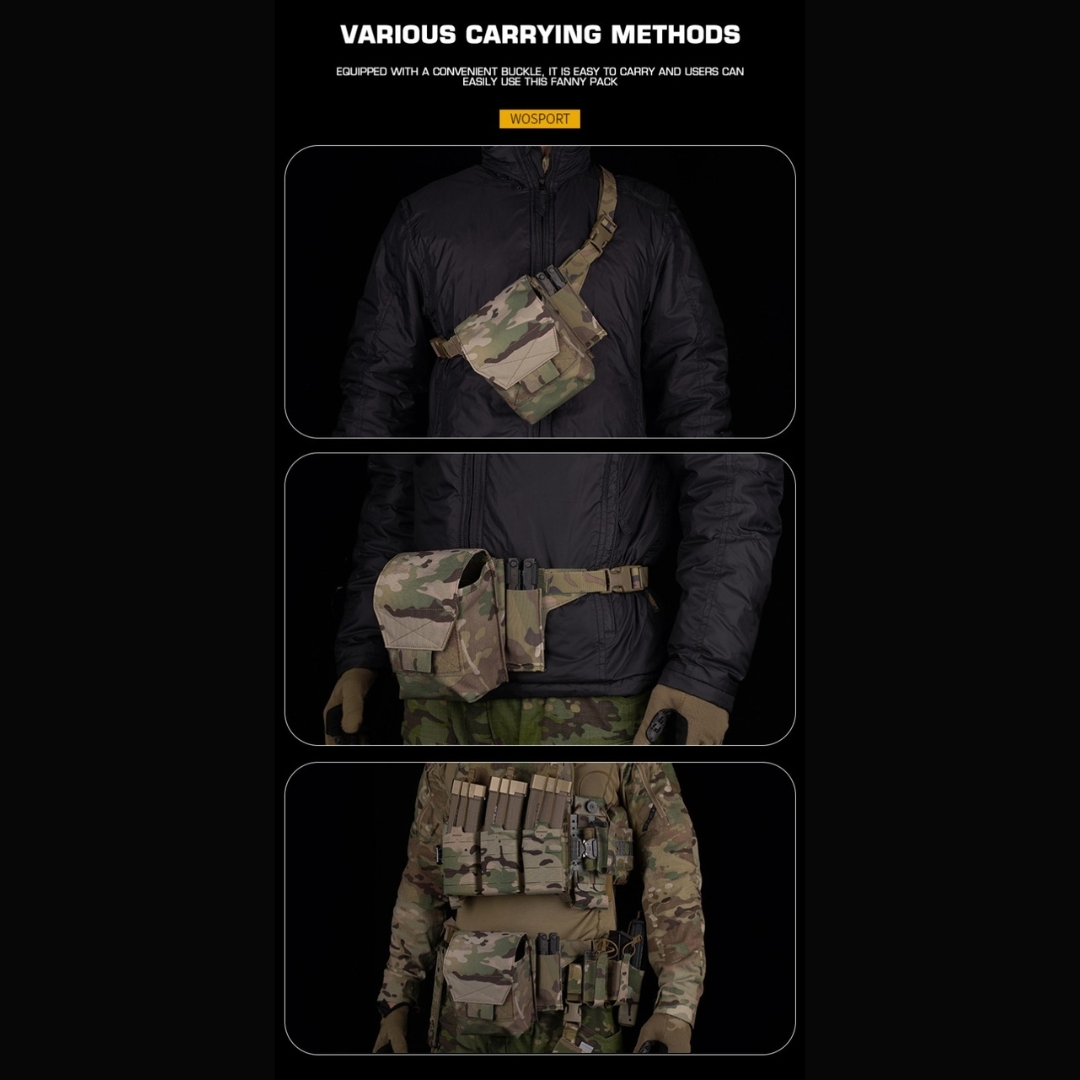 WST Fanny Pack Molle Adapter Panel , Small (4 Rows) - Coyote OD-A-WOSP197-COY asgbox.pl WST Fanny Pack Molle Adapter Panel , Small (4 Rows) - Coyote - obrazek 5